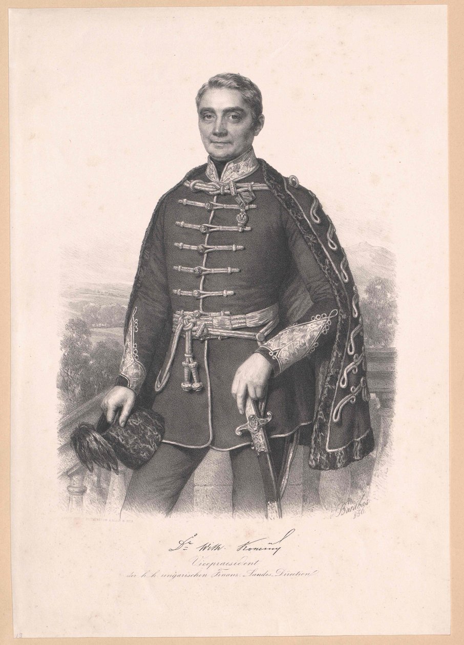 Wilhelm Theodor Konecny av Artist Unknown