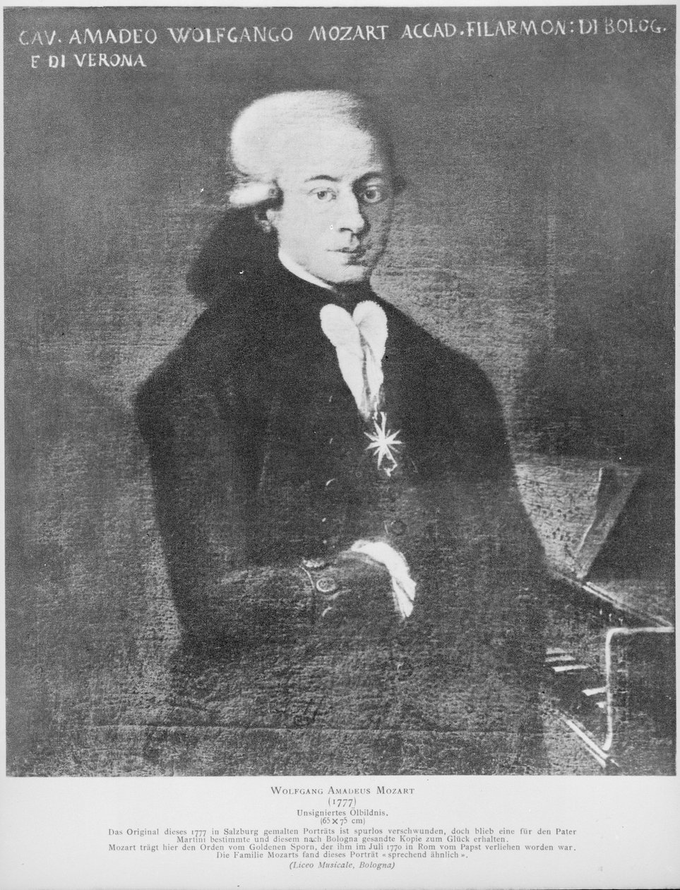 Wolfgang Amadeus Mozart av Artist Unknown