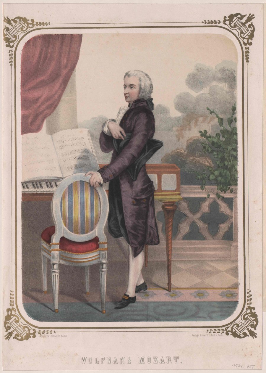 Wolfgang Amadeus Mozart av Artist Unknown