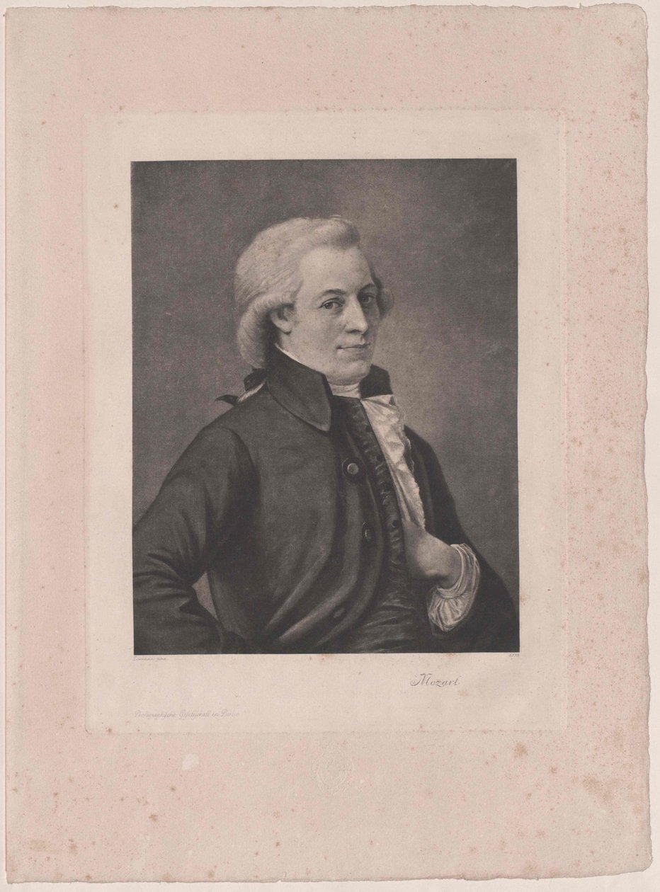 Wolfgang Amadeus Mozart av Artist Unknown