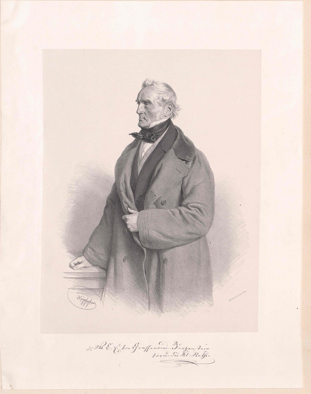 Wolfgang Karl Immanuel Graffenried-Burgenstein av Artist Unknown