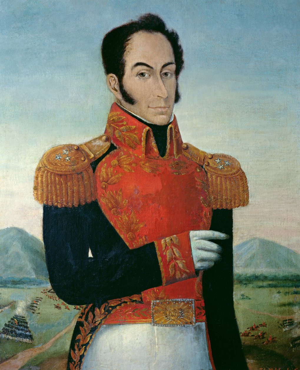 Simon Bolivar (1783-1830) av Arturo Michelena
