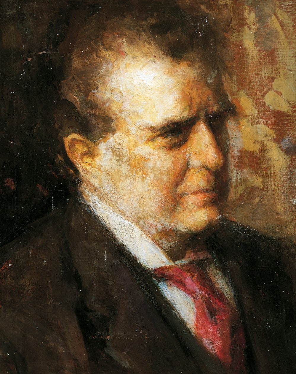 Porträtt av Pietro Mascagni (Livorno av Arturo Rietti