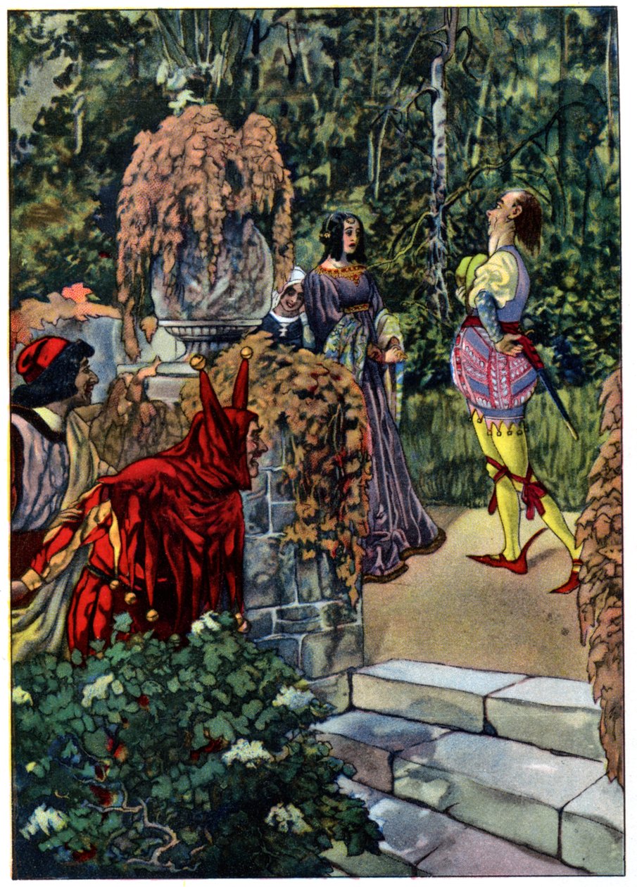 Twelfth Night, pjäs av William Shakespeare, ca 1880 (tryck) av Artus Scheiner