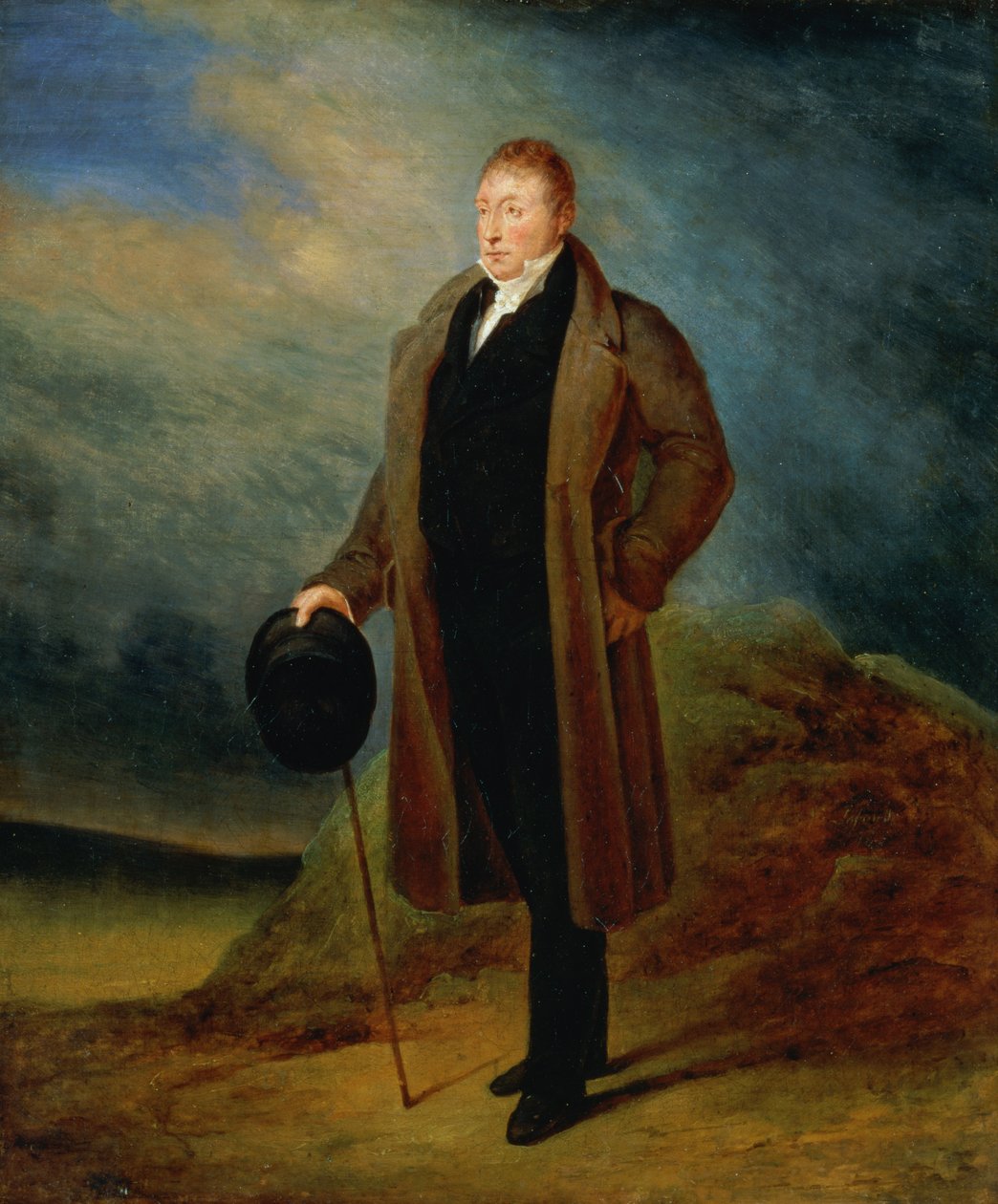 Porträtt av general La Fayette i civilklädsel, 1824 av Ary Scheffer