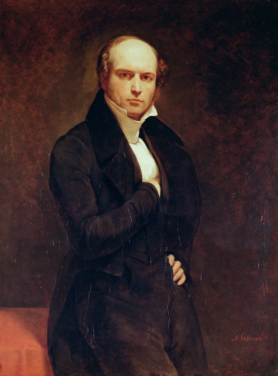 Porträtt av Odilon Barrot (1791-1873) av Ary Scheffer