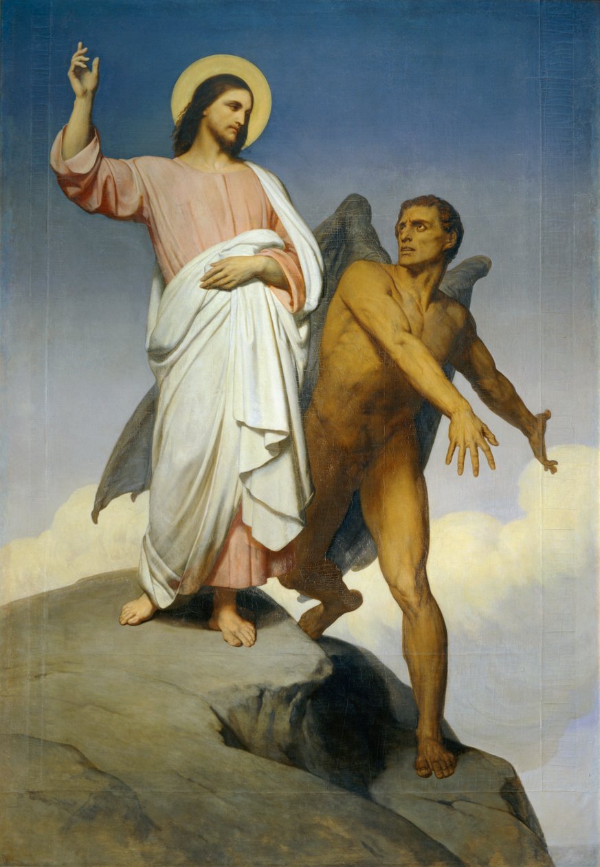 Kristi frestelse ... av Ary Scheffer