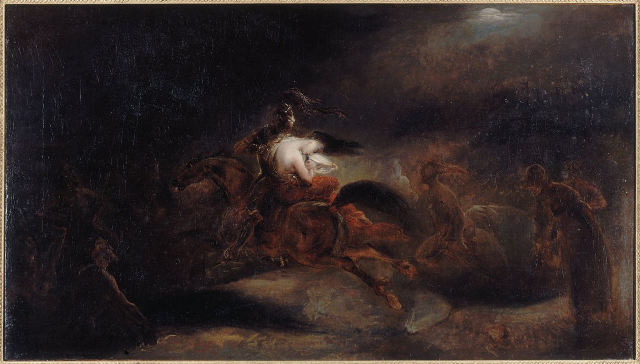 Lénore, de döda rider snabbt av Ary Scheffer
