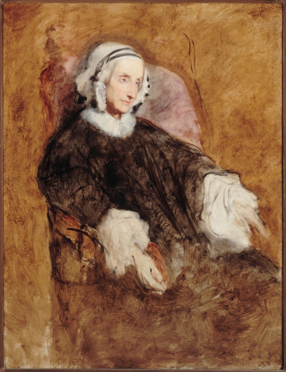 Porträtt av drottning Marie-Amélie i sorg av Ary Scheffer