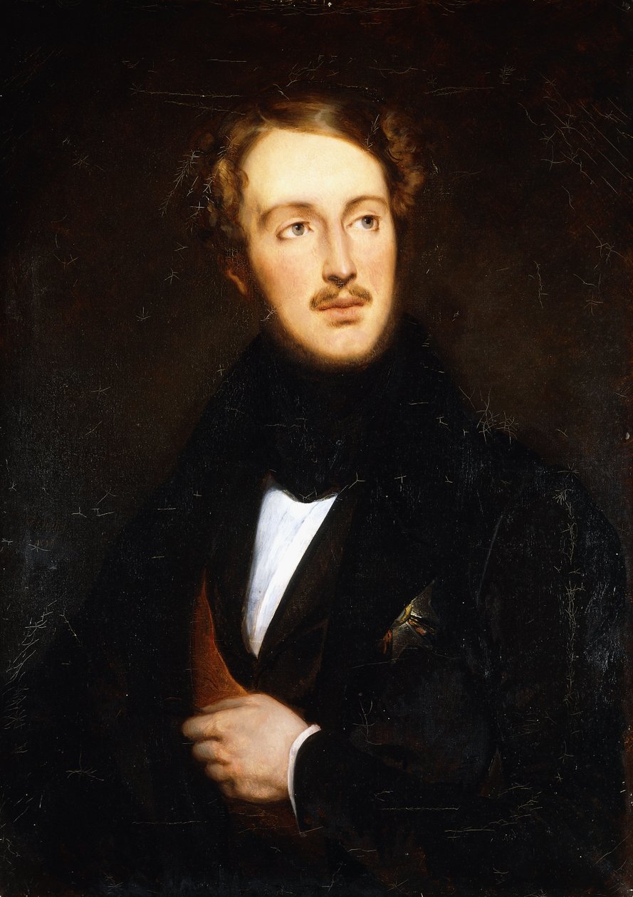 Porträtt av Ferdinand-Philippe-Louis-Charles-Henri, Duc d