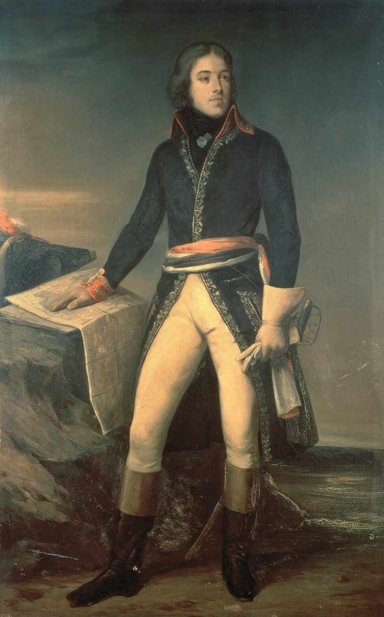 Porträtt av general Louis-Lazare Hoche (1768-97) av Ary Scheffer