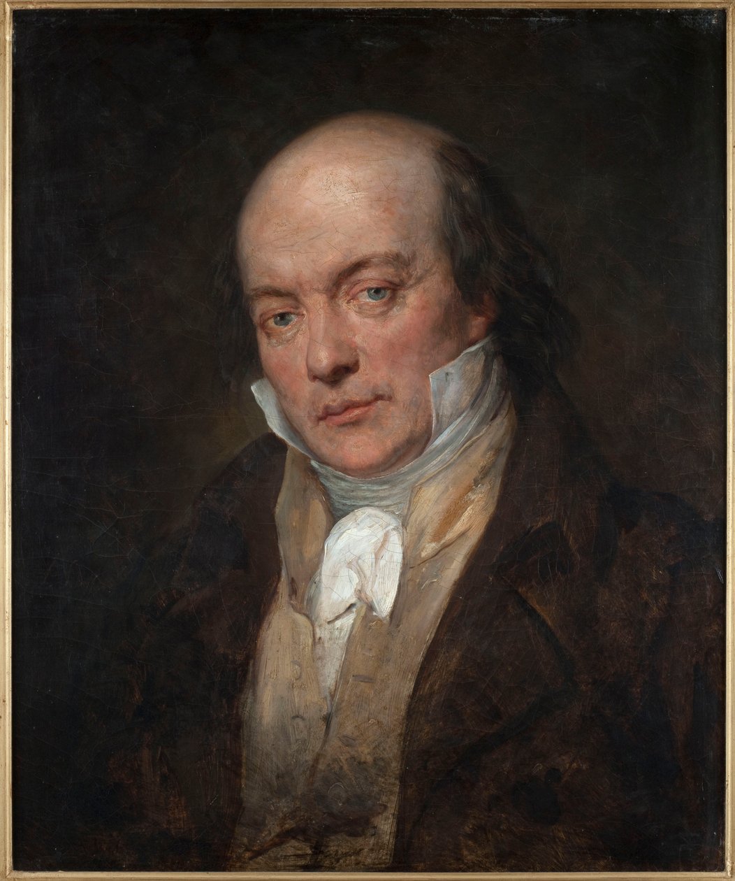 Porträtt av Pierre-Jean de Béranger 1780-1857, 1828. av Ary Scheffer