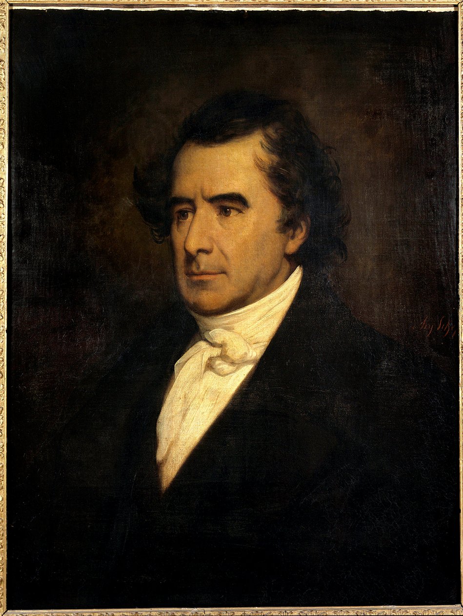 Porträtt av fysikern Francois Arago (1786 - 1853) (astronom och politiker) marin- och krigsminister 1848 (h s/t 0,84 X 0,65) målning av Ary Scheffer (1795-1858) 1842. av Ary Scheffer