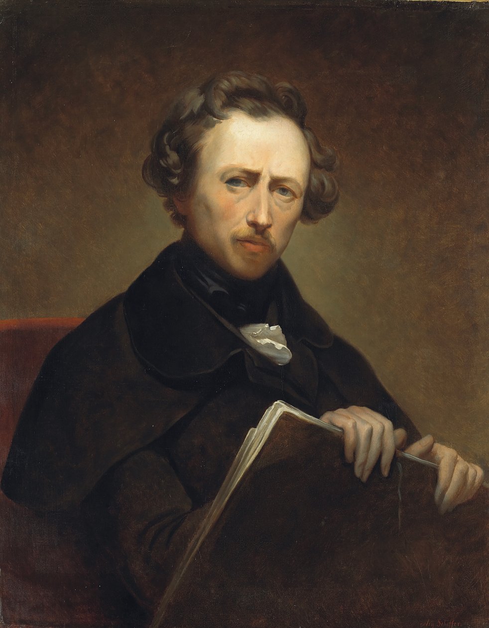 Självporträtt vid 43 års ålder, 1838. av Ary Scheffer