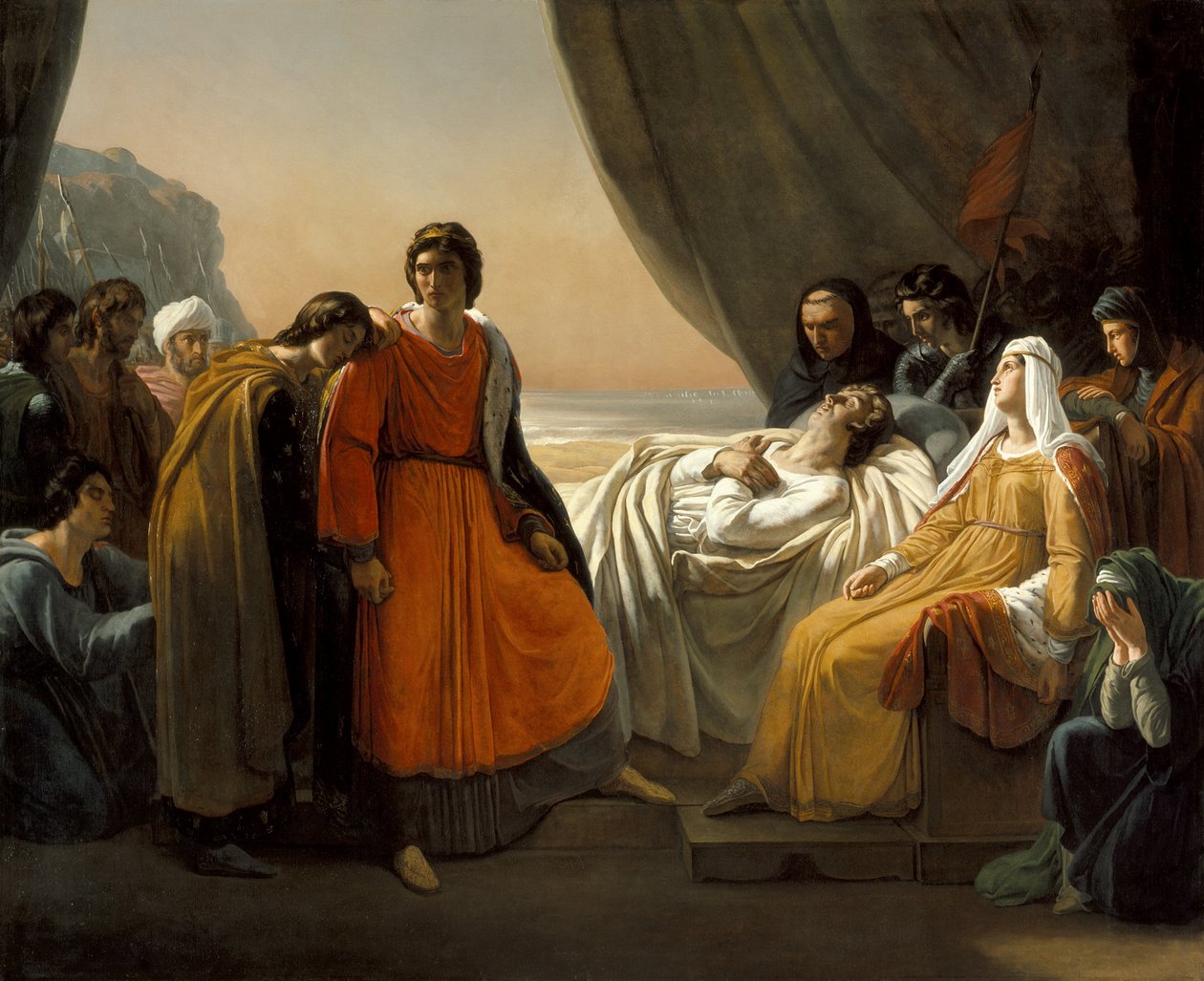 Saint Louis död, ca. 1817 av Ary Scheffer