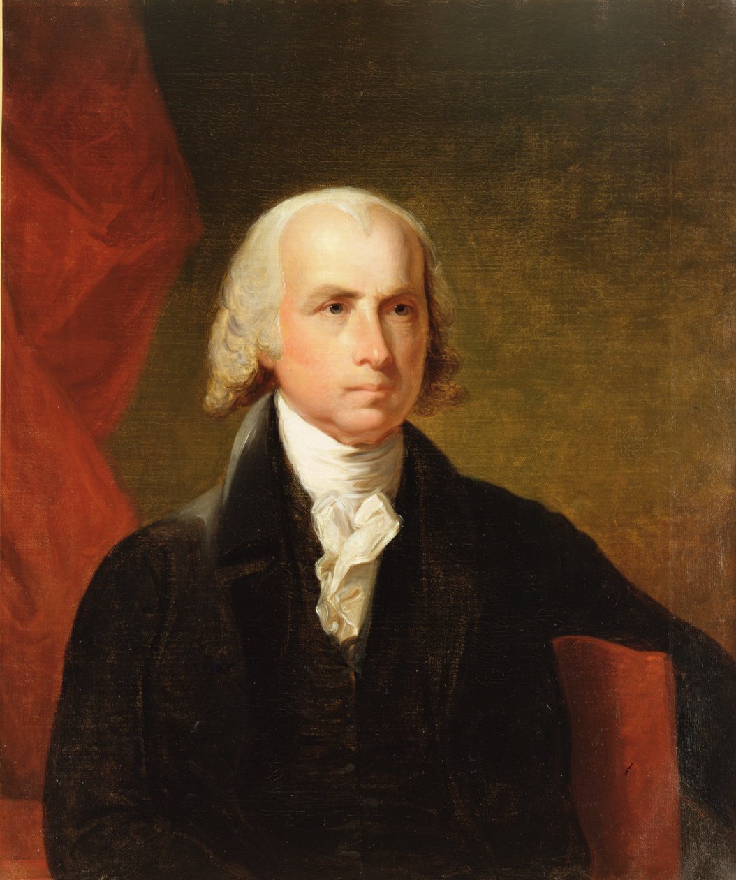 James Madison, 1835 efter originalet av Gilbert Stuart av Asher Brown Durand