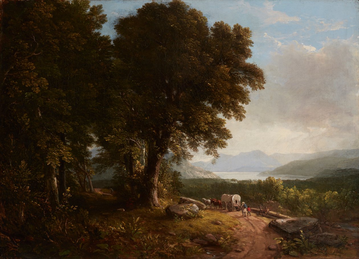 Landscape with Covered Wagon av Asher Brown Durand