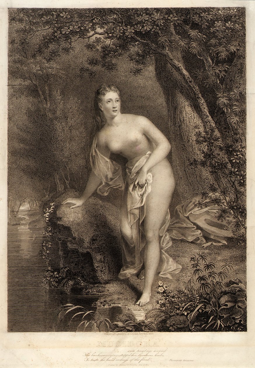 Musidora av Asher B. Durand