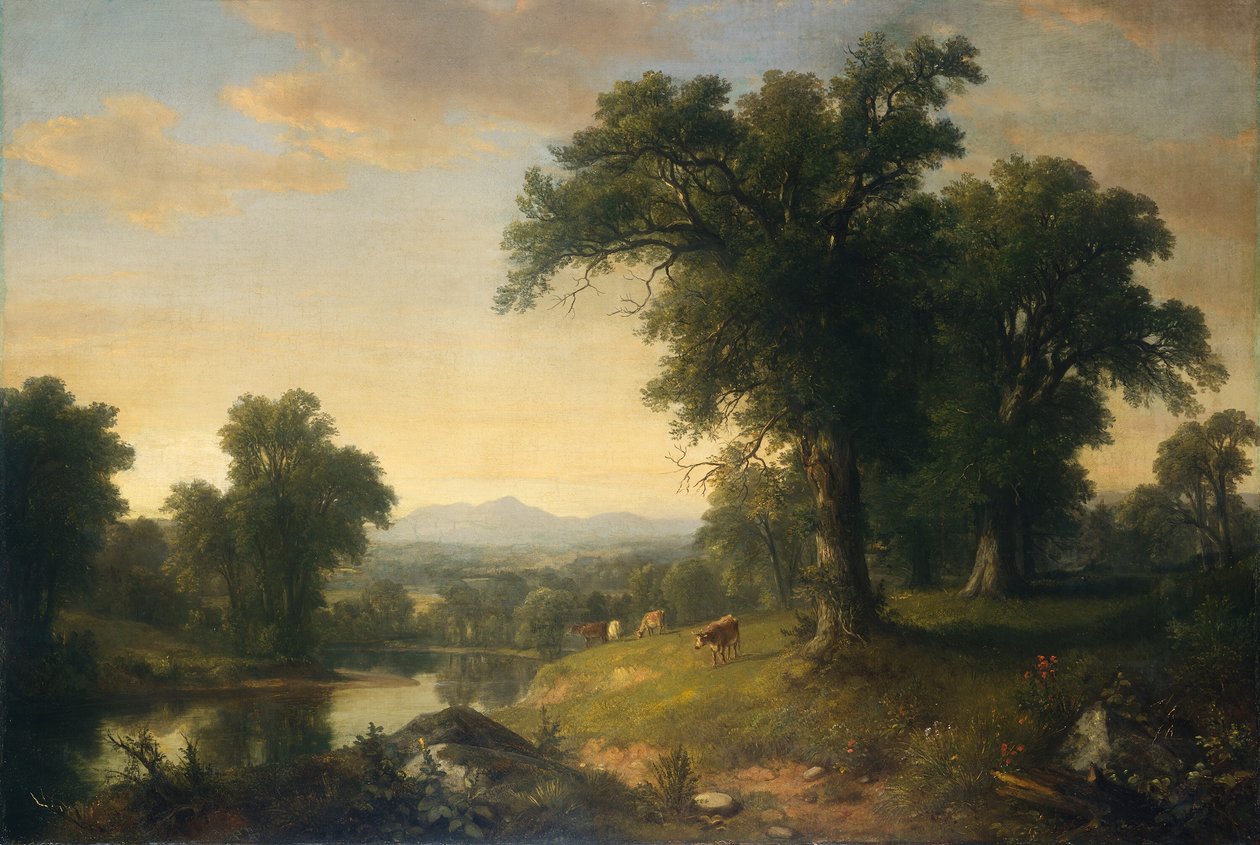 En pastoral scen av Asher Brown Durand