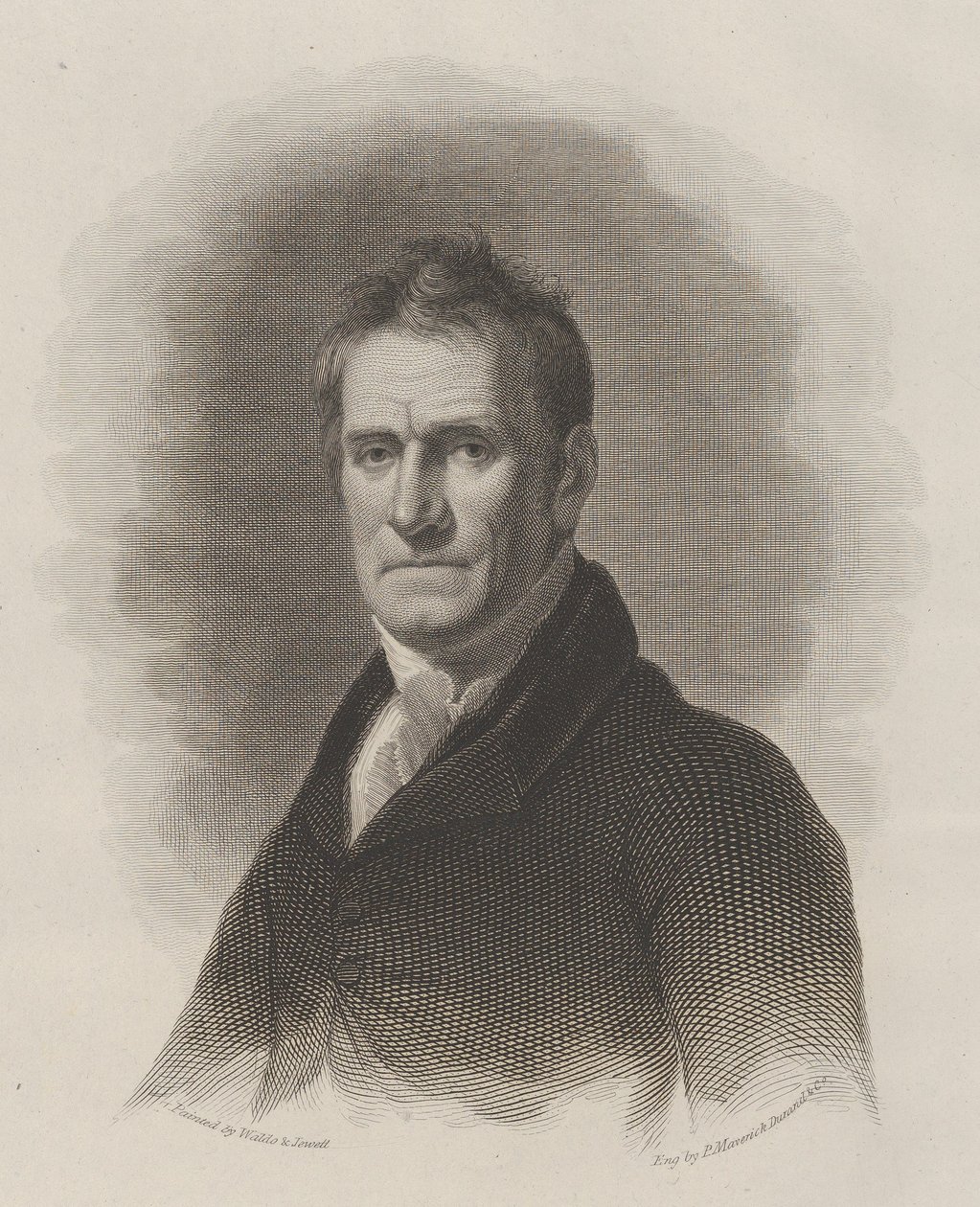 Cadwallader David Colden, borgmästare i New York City, ca. 1825 av Asher Brown Durand