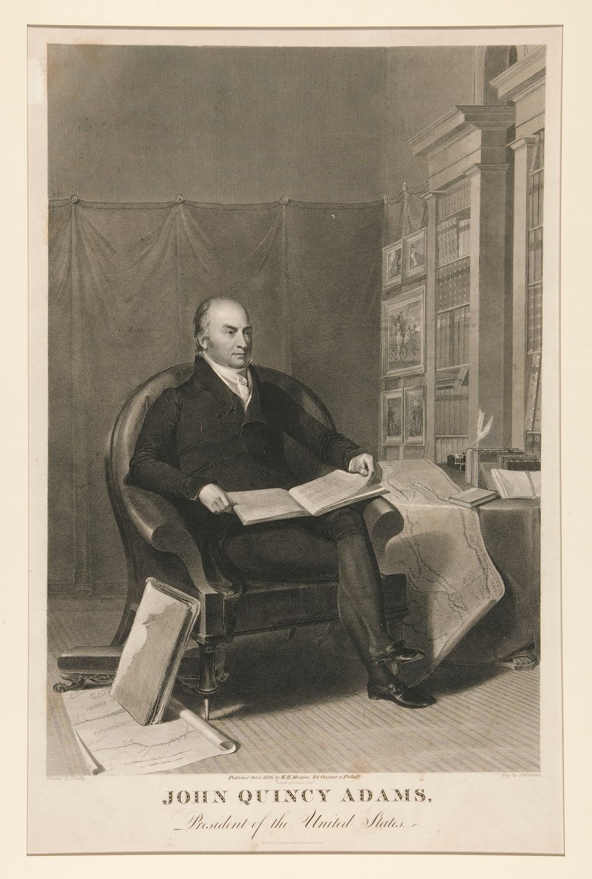 John Quincy Adams, USA:s president av Asher Brown Durand