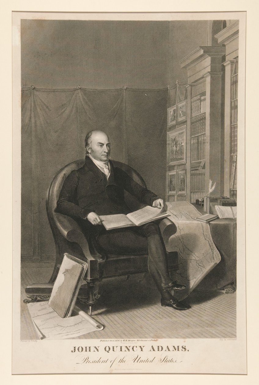 John Quincy Adams, USA:s president av Asher Brown Durand