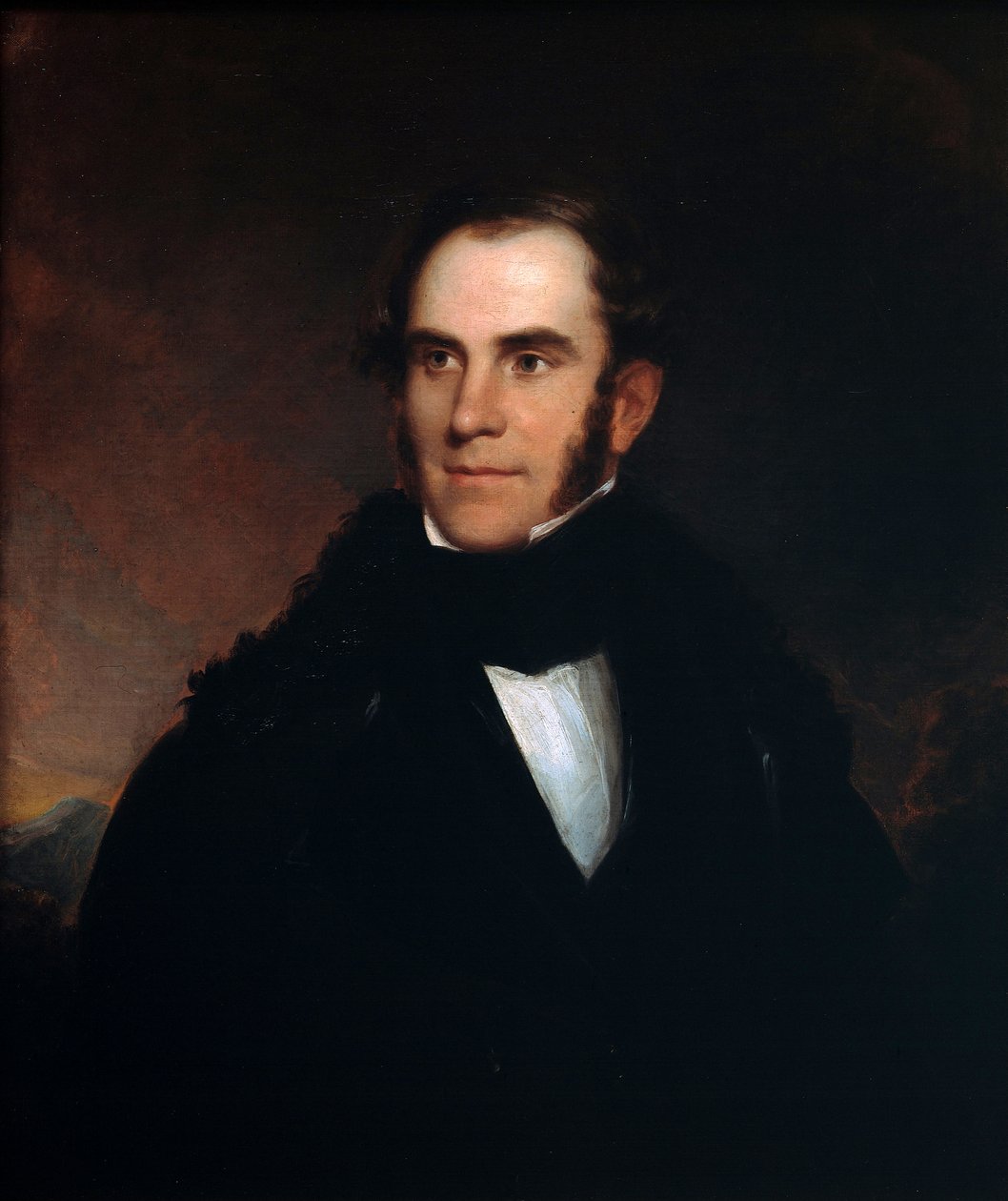 Porträtt av Thomas Cole av Asher Brown Durand
