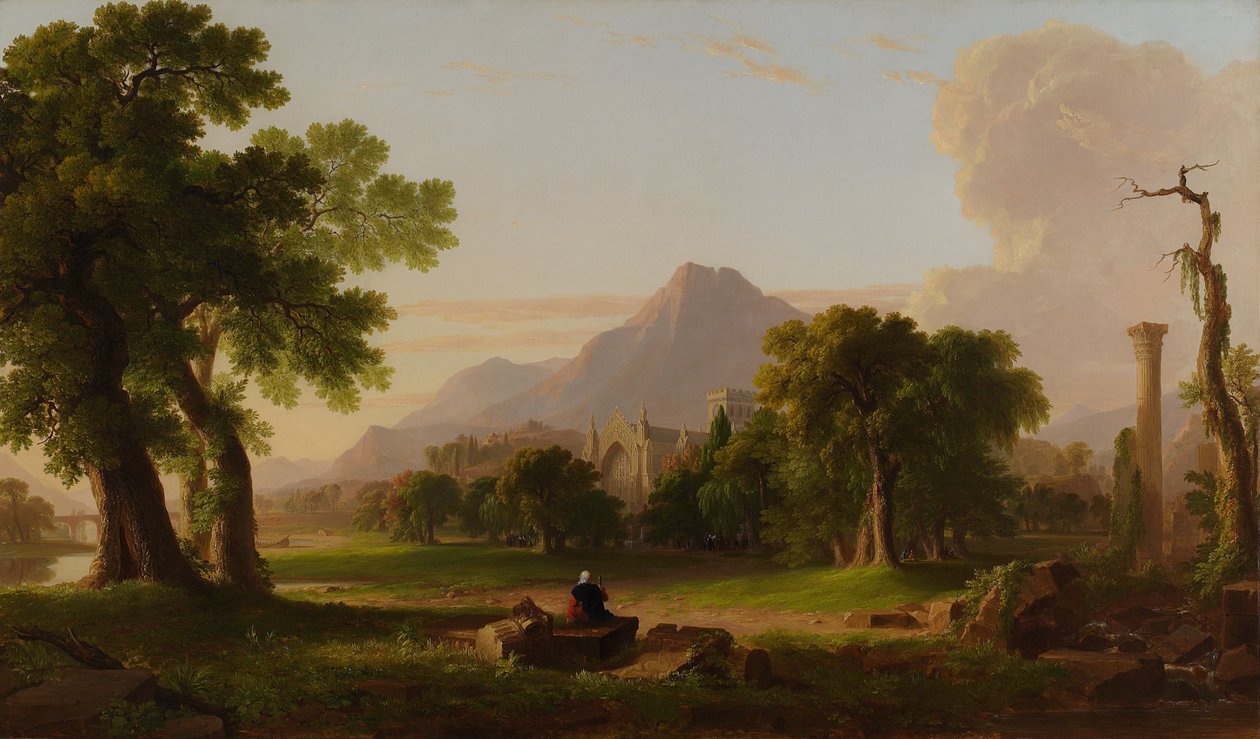 Livets afton, 1840 av Asher Brown Durand