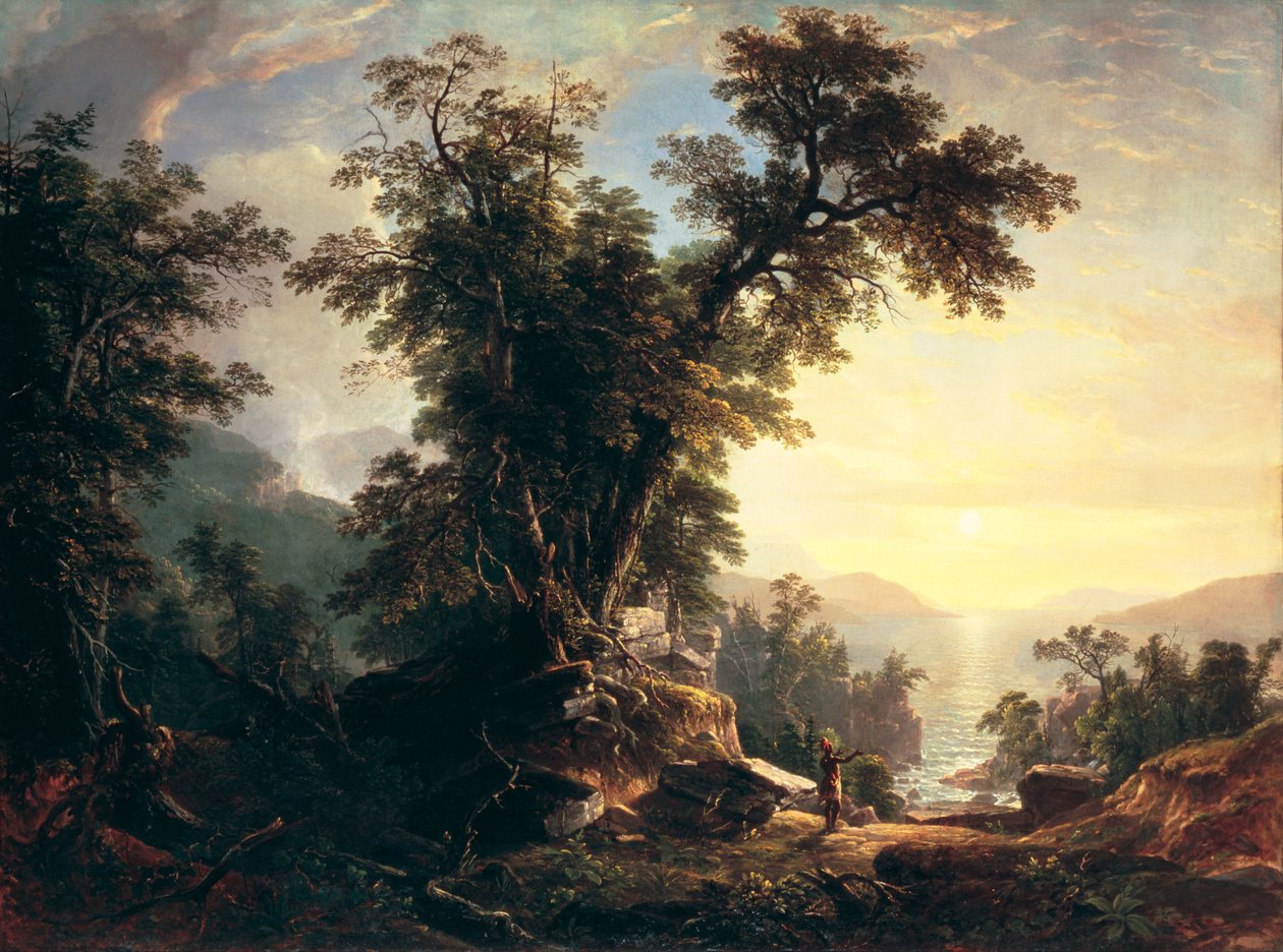 Indianerna Vesper, 1847 av Asher Brown Durand