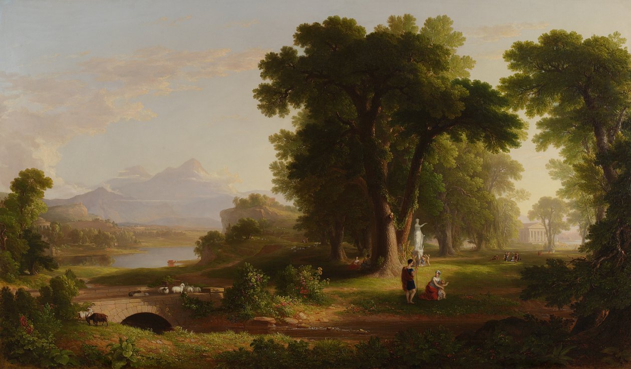 Livets morgon, 1840 av Asher Brown Durand