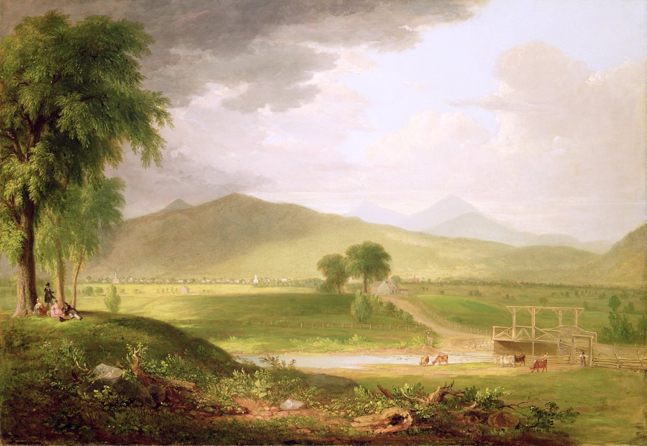 Utsikt över Rutland, Vermont, 1840 av Asher Brown Durand