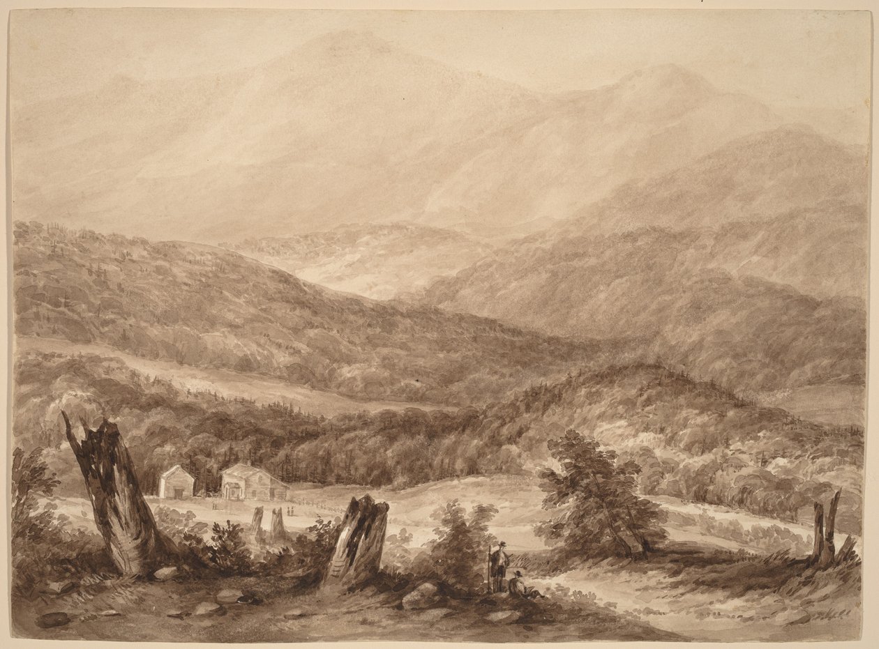 Vita bergen (?) av Asher Brown Durand