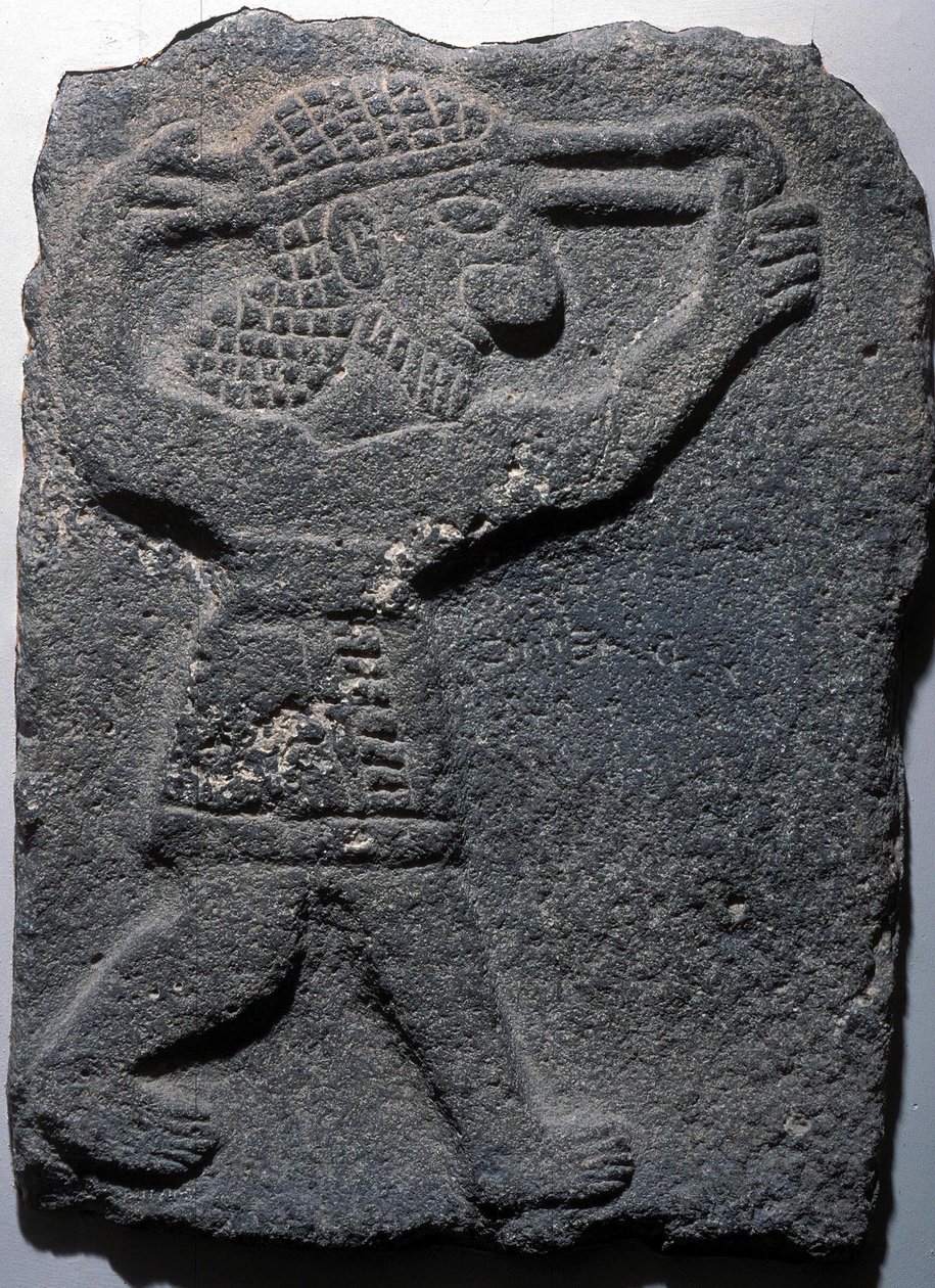 Figur som skjuter en sele, berätta för Halaf av Assyrian