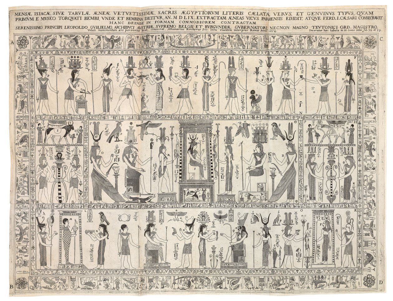 Oidipus Aegyptiacus av Athanasius Kircher