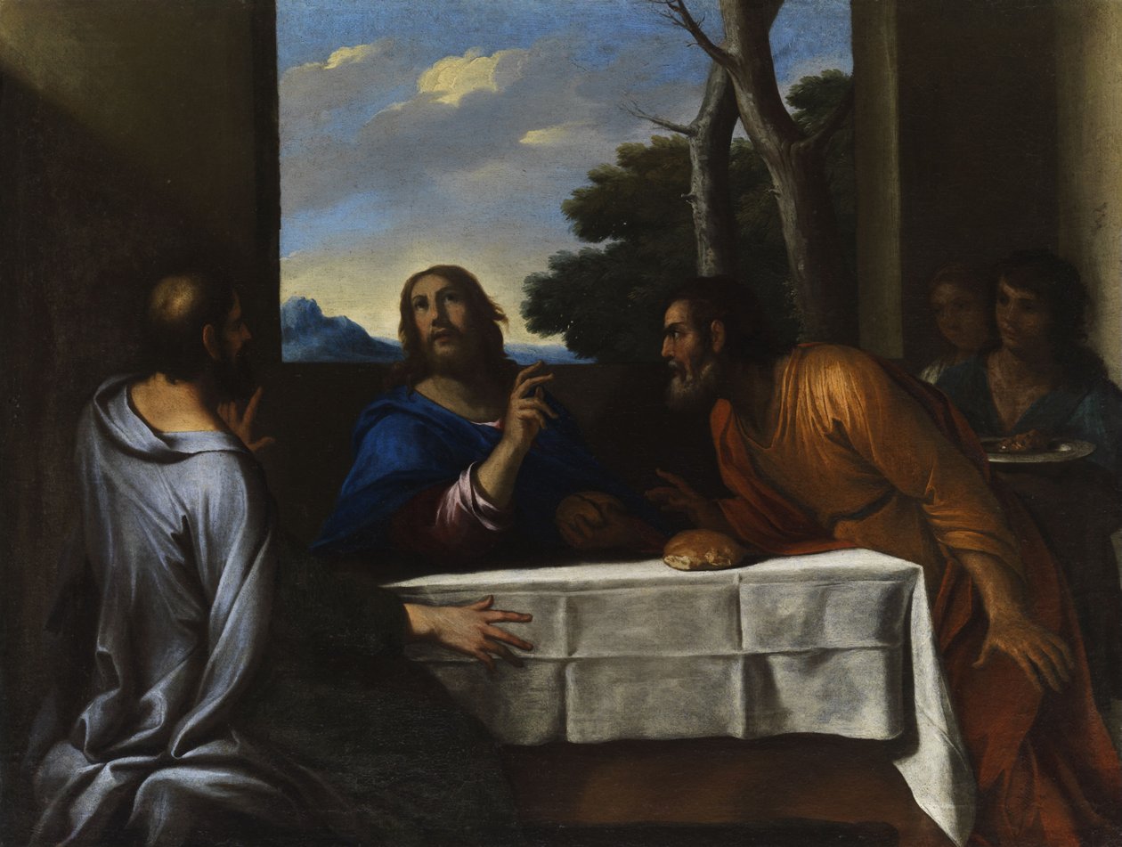 Das Abendmahl in Emmaus av Andrea di Leone