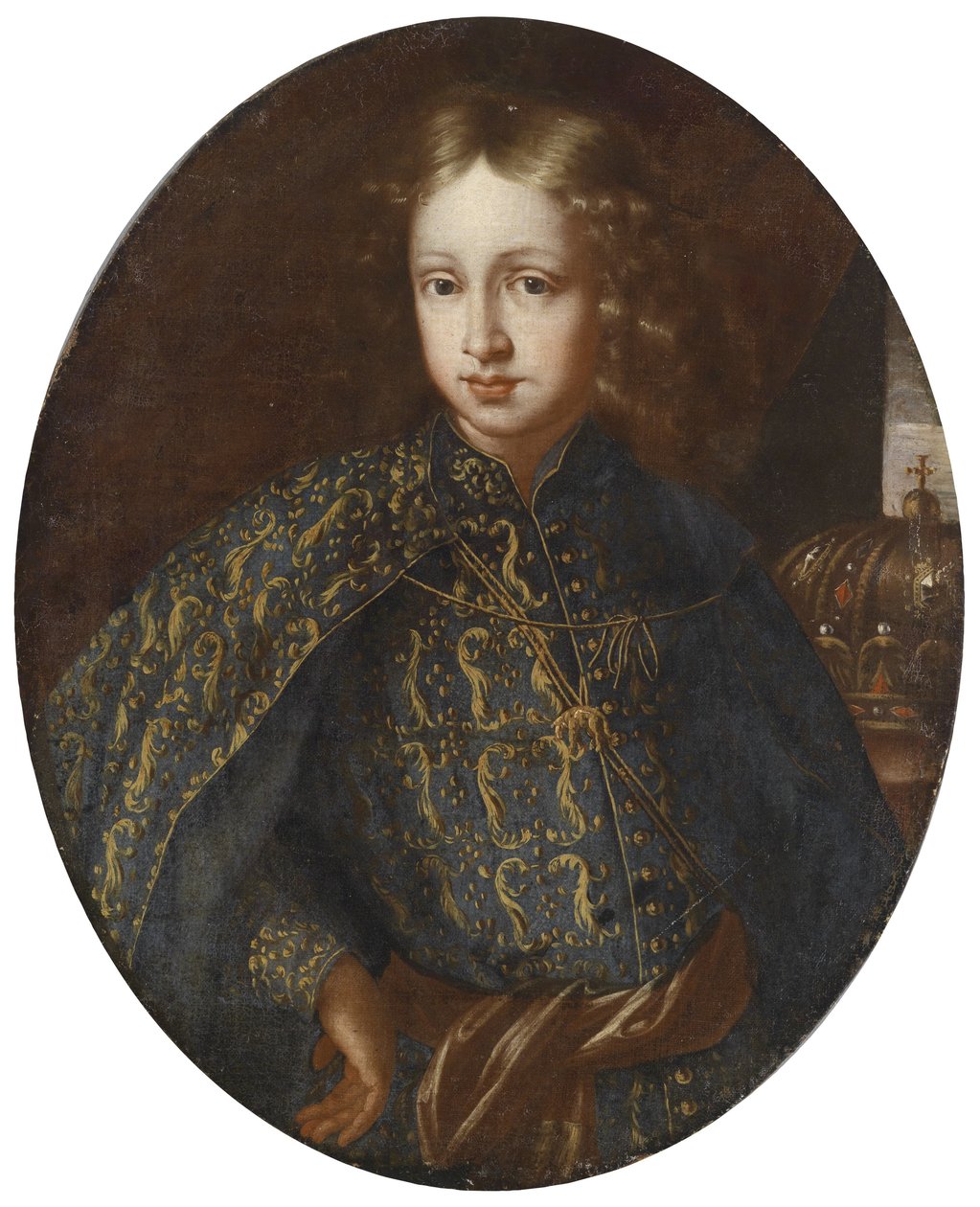 Bildnis des späteren Kaisers Joseph I. (1678-1711) als König von Ungarn av Benjamin von Block