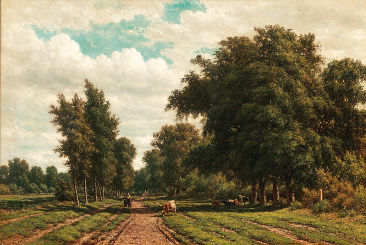 Ein Sommertag in der Normandie av Attributed to Mikhail Clodt