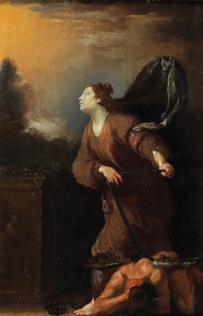 Sankta Juliana av Attributed to Domenico Fetti