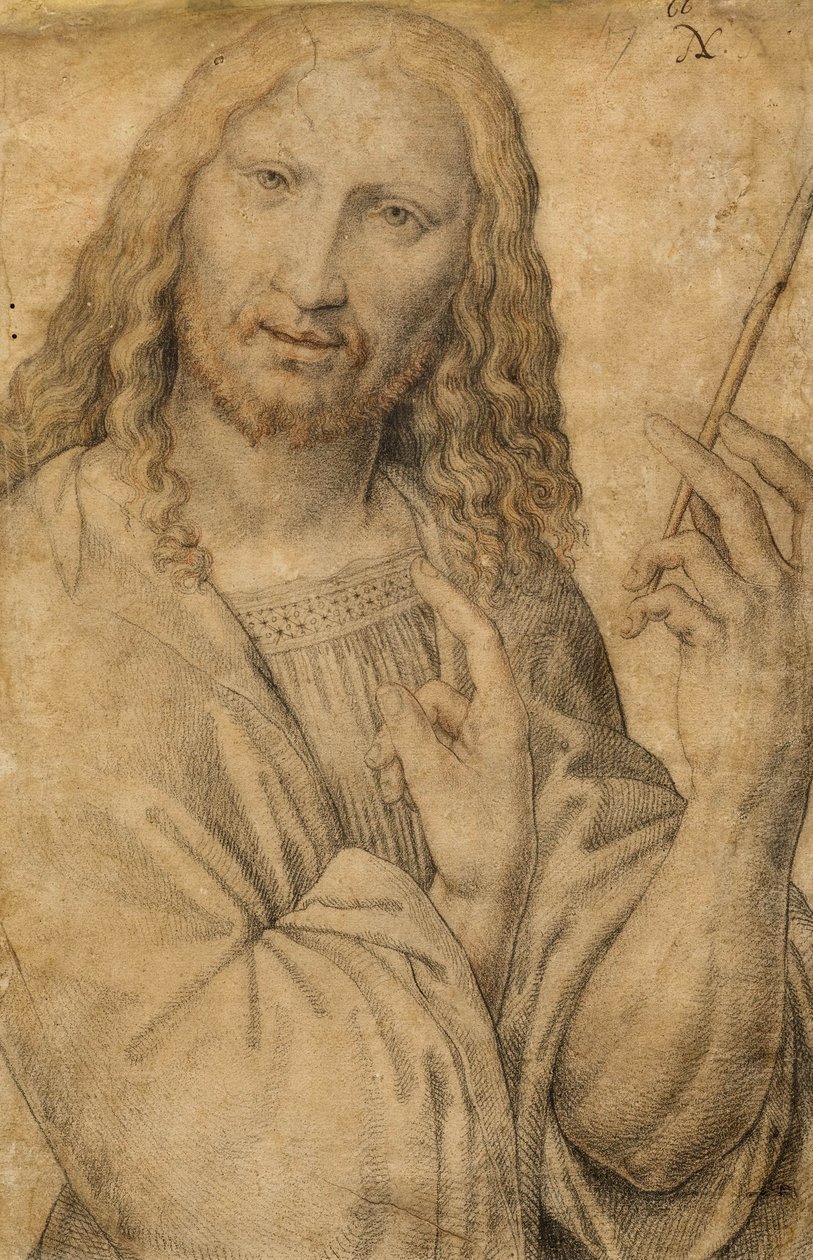 Sankt Johannes Döparen av attributed to Jacopo de