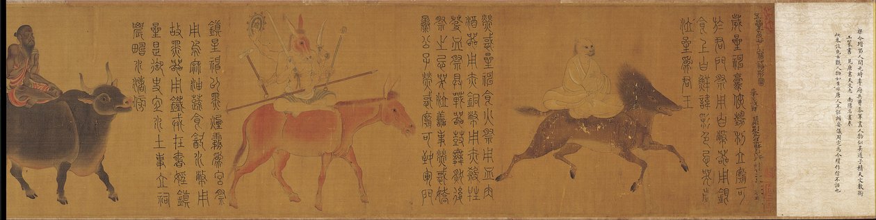 De fem planeterna och de tjugoåtta stjärnbilderna av Attributed to Zhang Sengyao