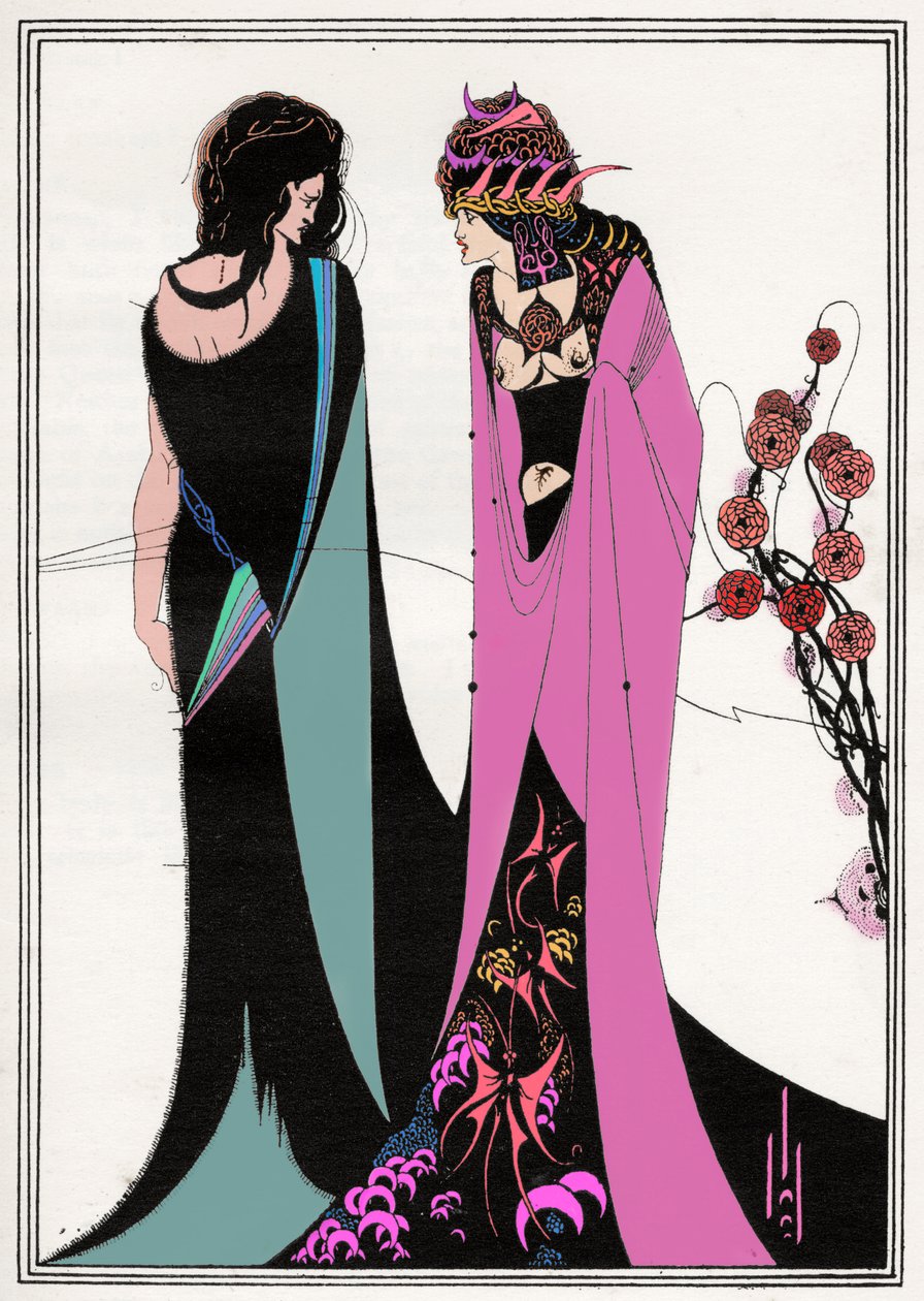 John och Salome av Aubrey Beardsley
