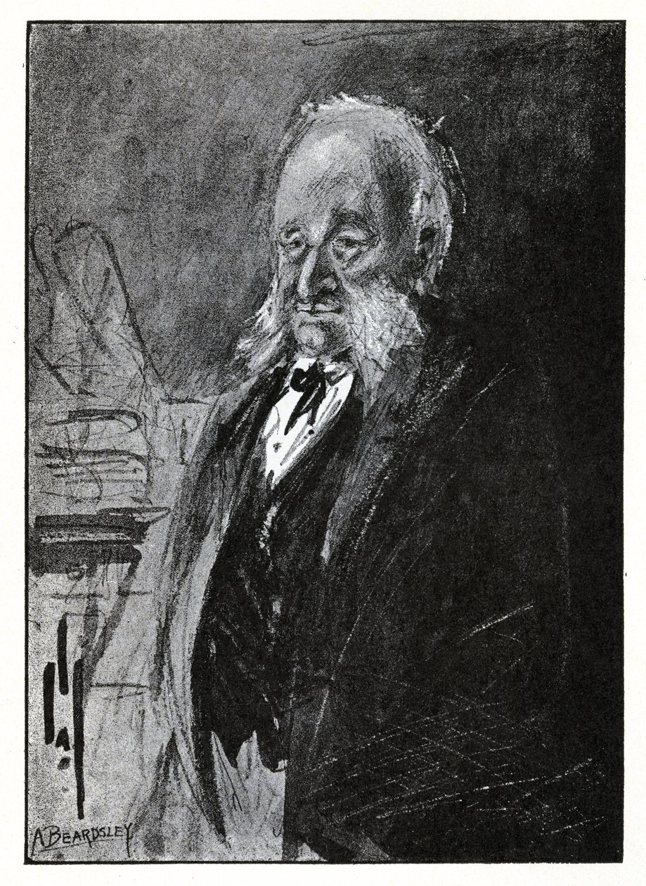 Jules Ferry, 1893 (tvätt) av Aubrey Beardsley