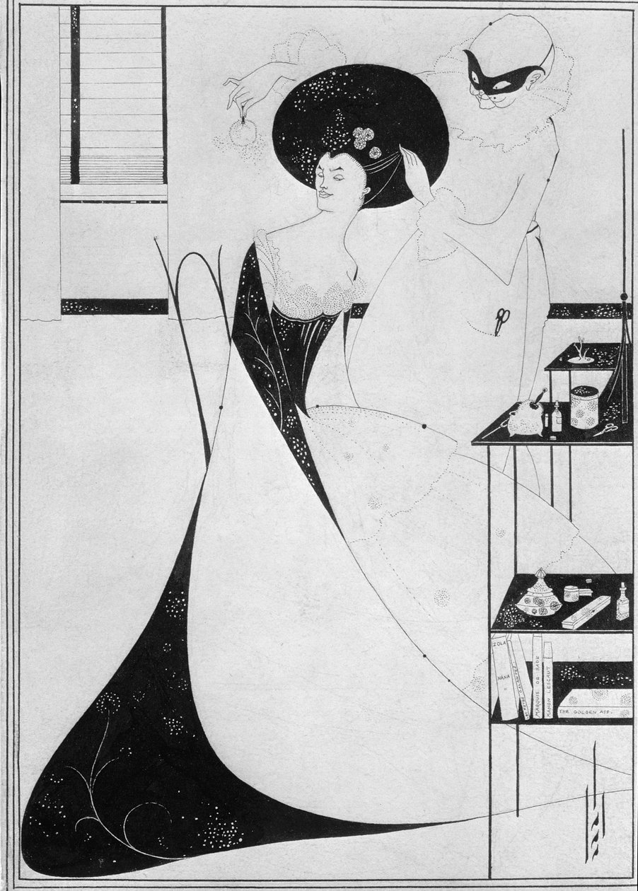 The Toilet of Salome, illustration till den engelska upplagan av Oscar Wildes pjäs 