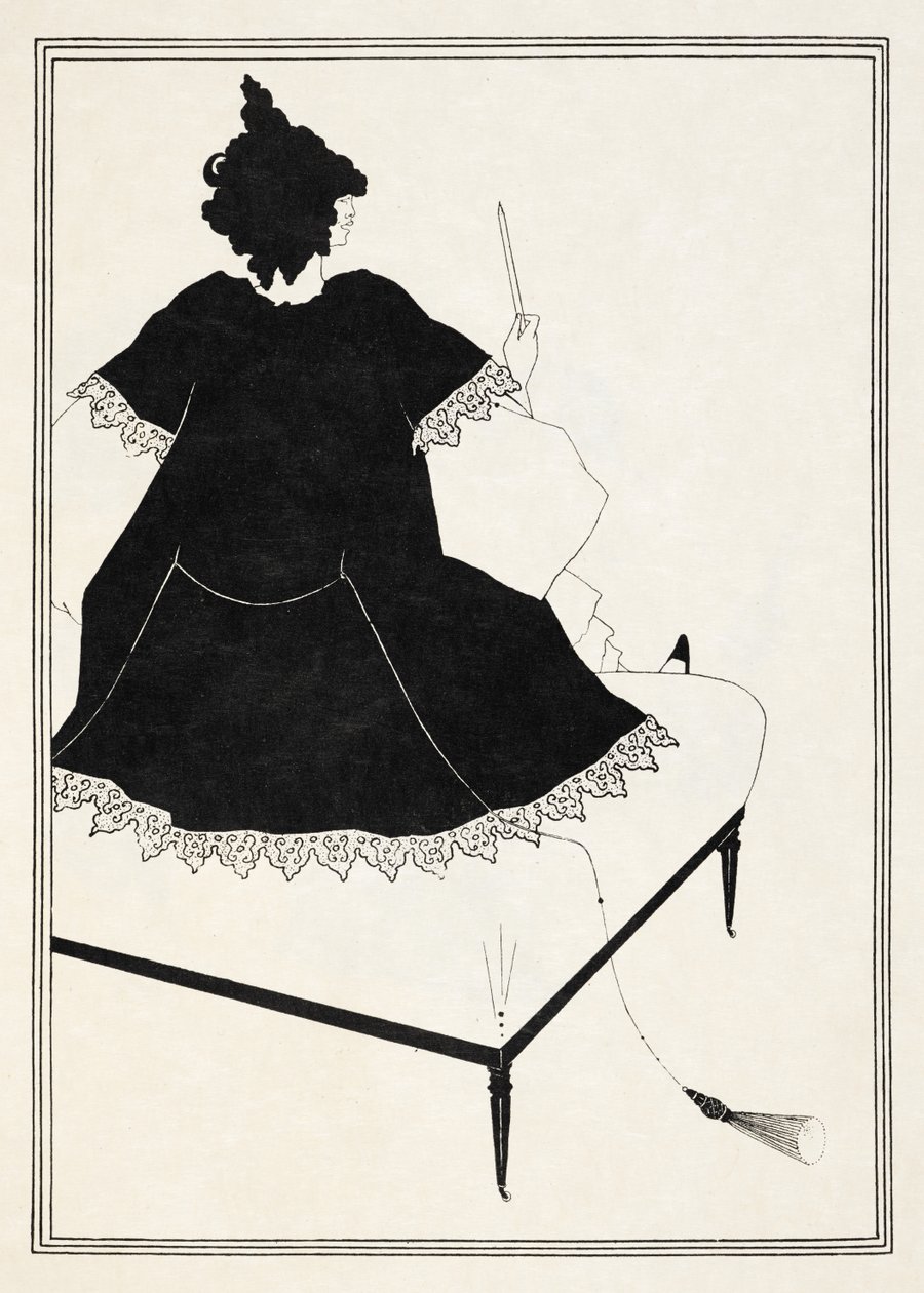 Illustration till "Salome" av Oscar Wilde av Aubrey (after) Beardsley