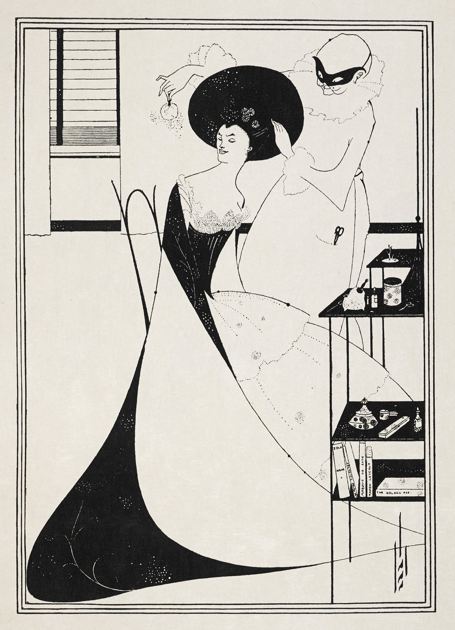 Illustration till "Salome" av Oscar Wilde av Aubrey (after) Beardsley
