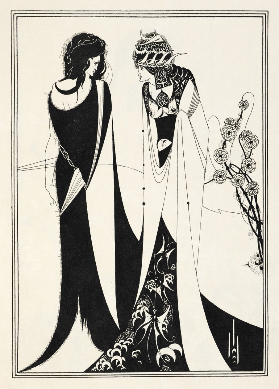 Illustration till "Salome" av Oscar Wilde av Aubrey (after) Beardsley