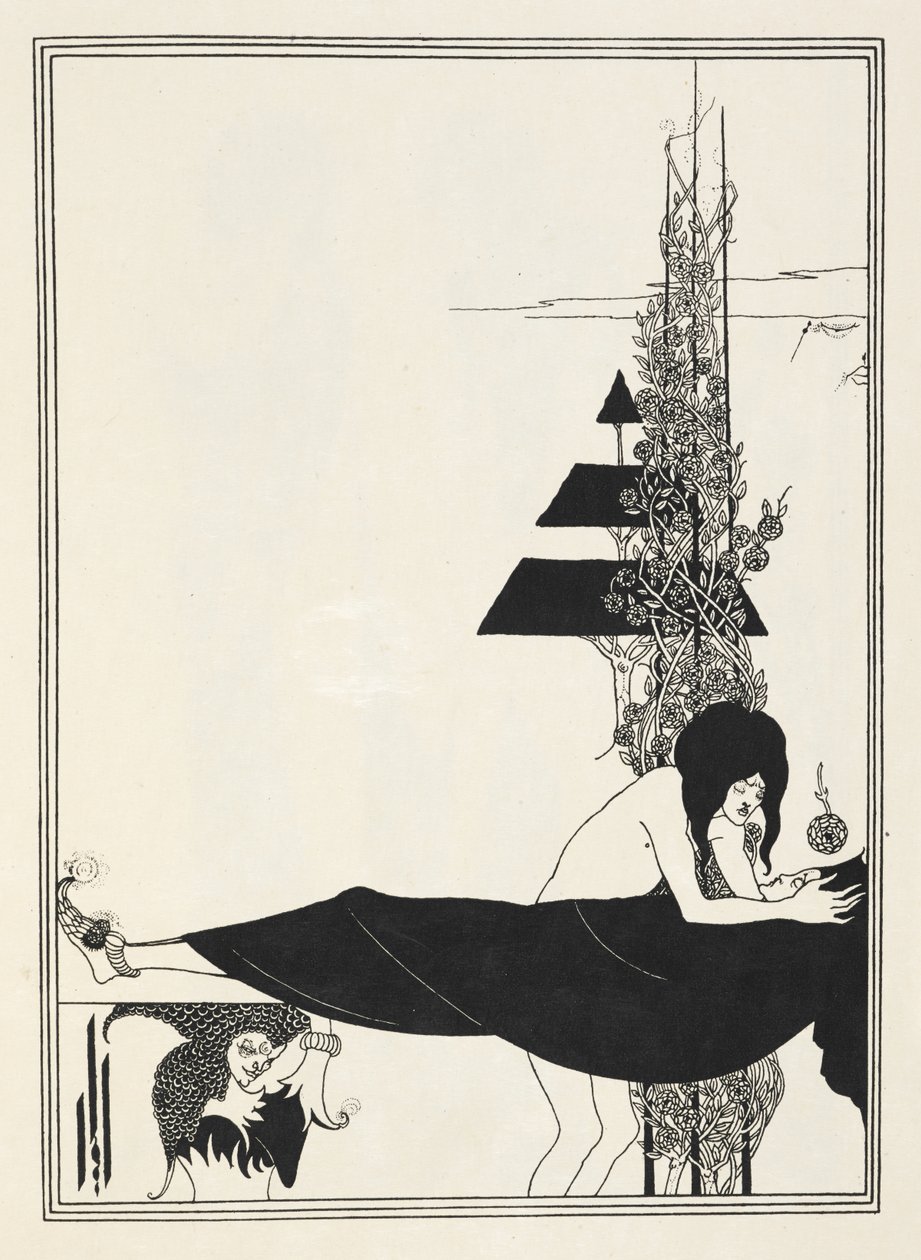Illustration till "Salome" av Oscar Wilde av Aubrey (after) Beardsley