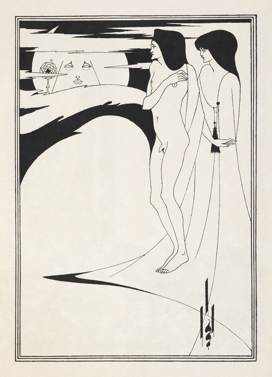 Illustration till "Salome" av Oscar Wilde av Aubrey (after) Beardsley