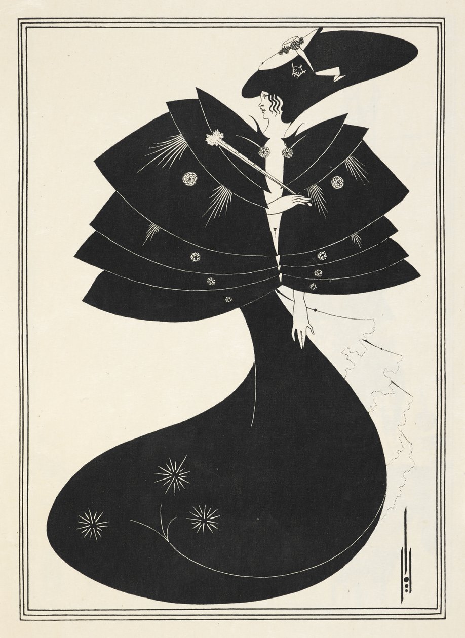Illustration till "Salome" av Oscar Wilde av Aubrey (after) Beardsley