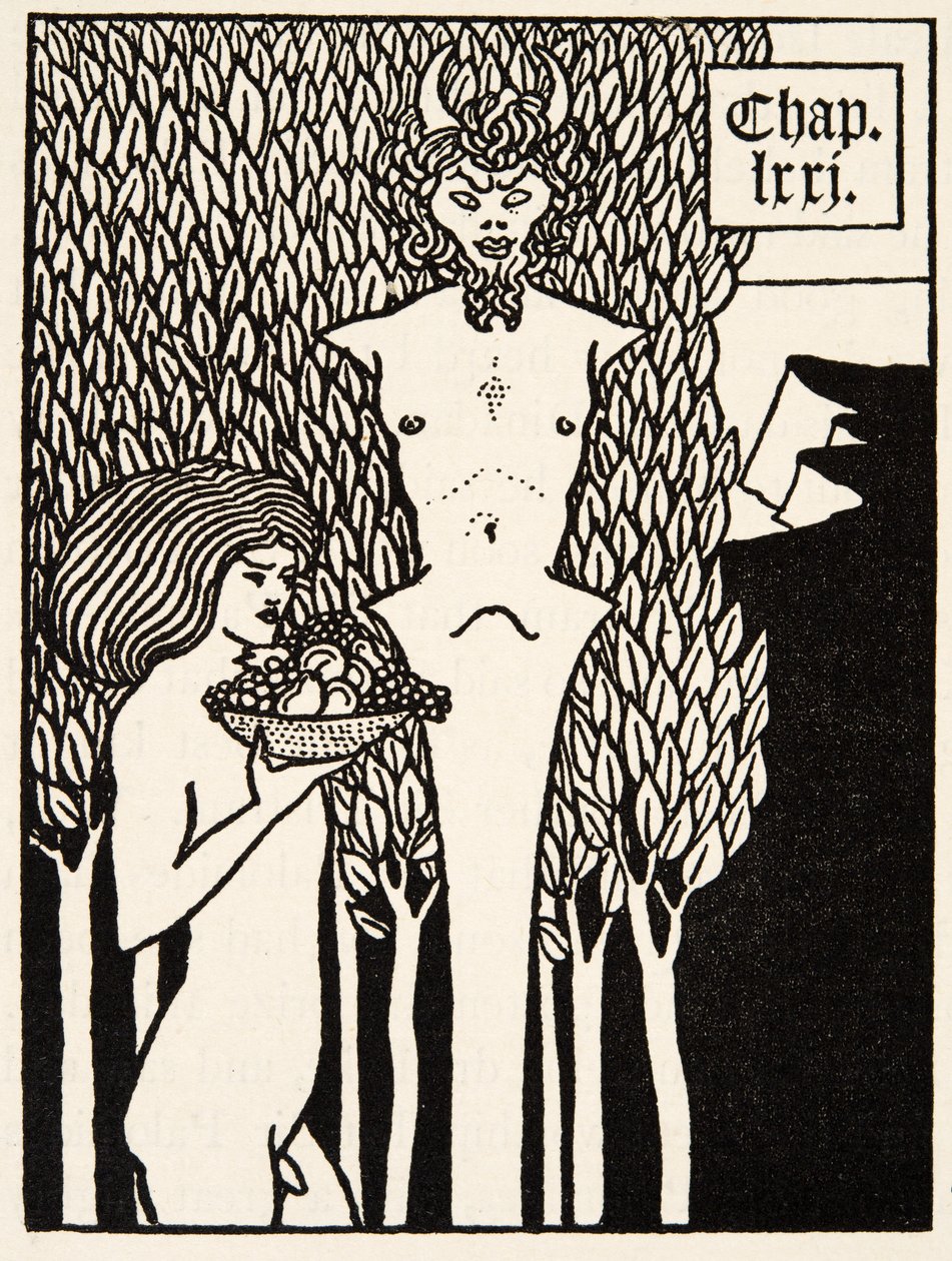 Kapitelrubrik av Aubrey Beardsley